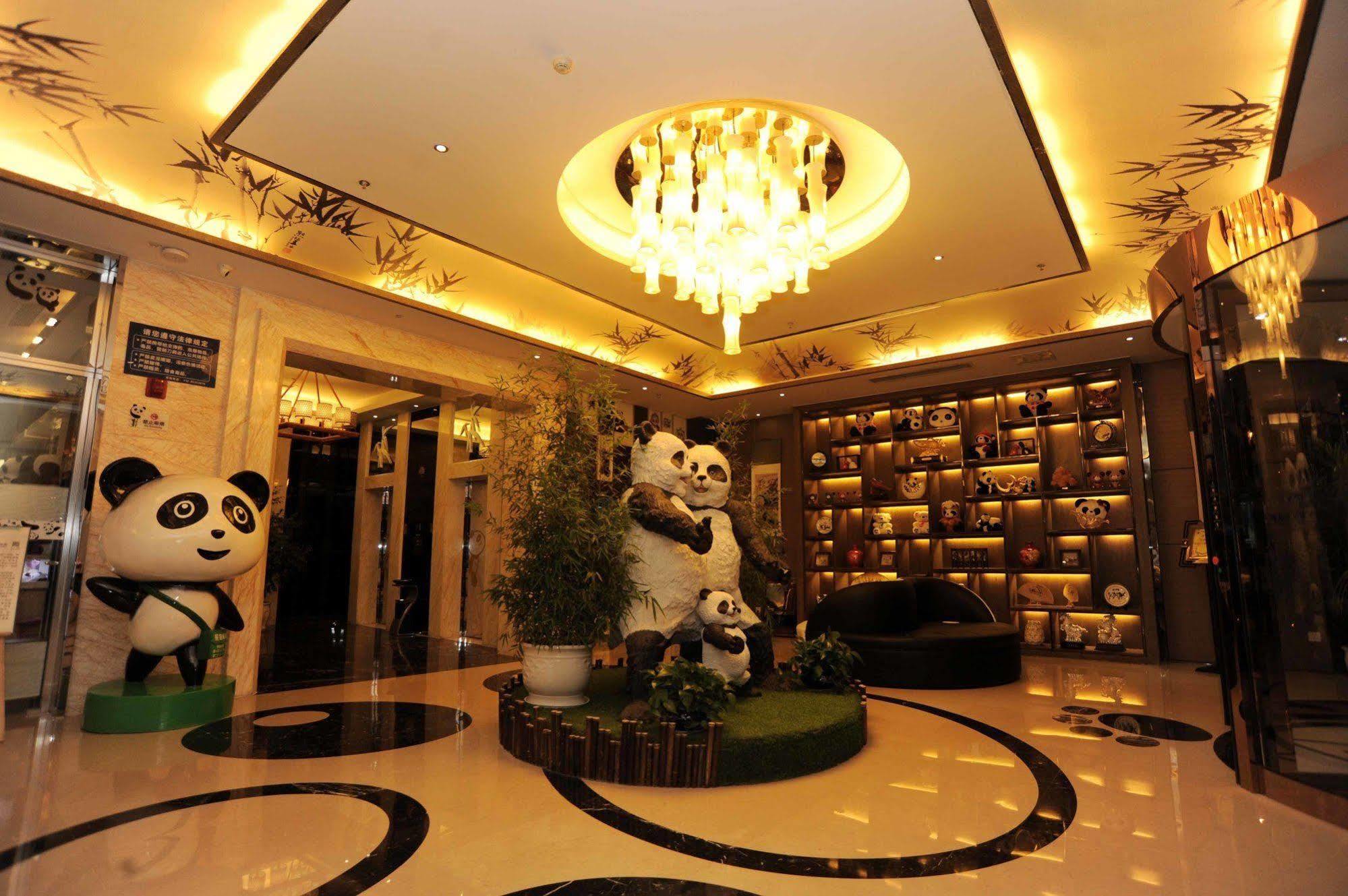 Chengdu Panda Prince Culture Hotel Bagian luar foto