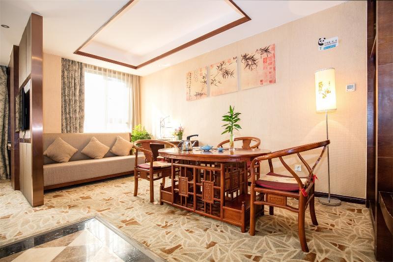 Chengdu Panda Prince Culture Hotel Bagian luar foto