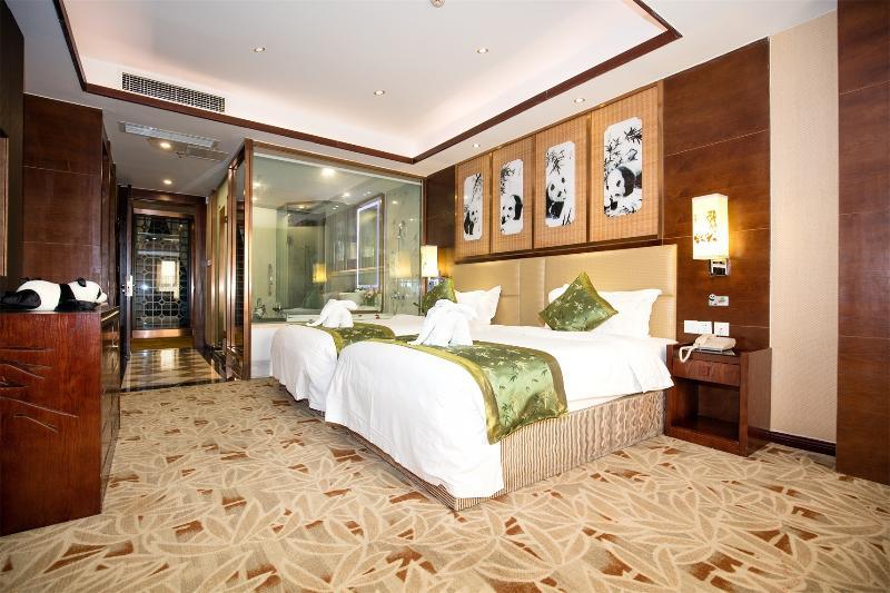 Chengdu Panda Prince Culture Hotel Bagian luar foto