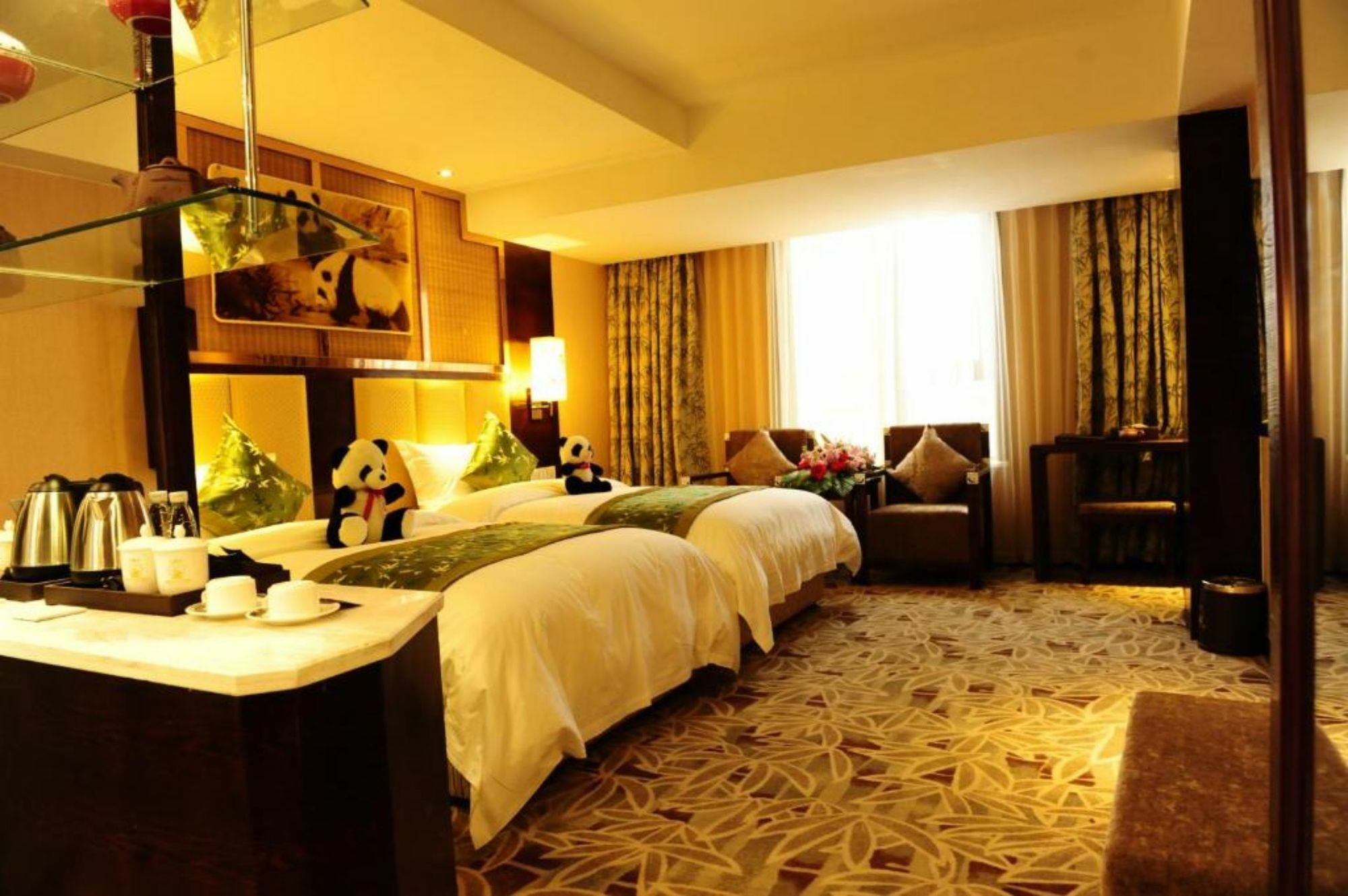 Chengdu Panda Prince Culture Hotel Bagian luar foto