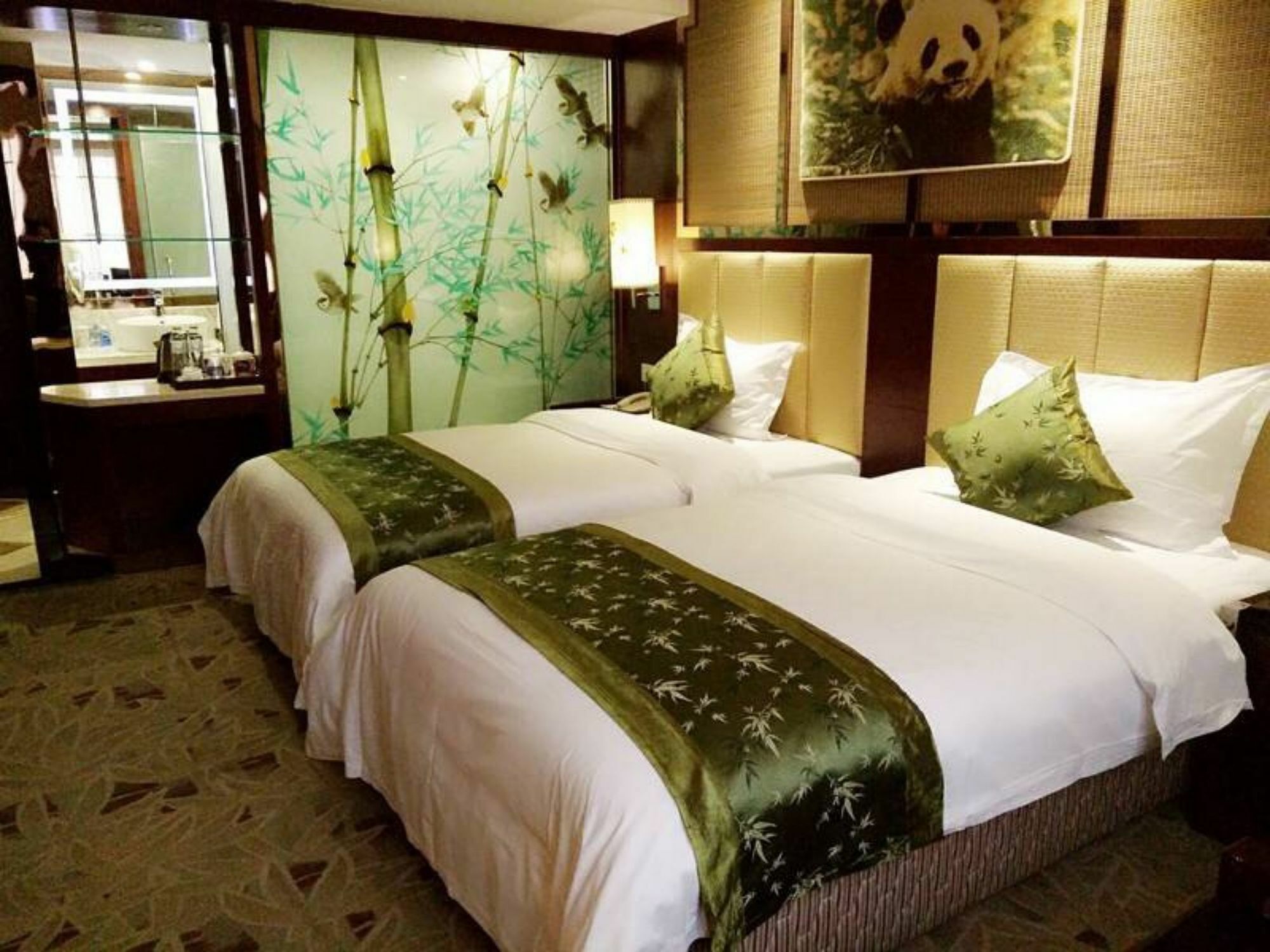 Chengdu Panda Prince Culture Hotel Bagian luar foto