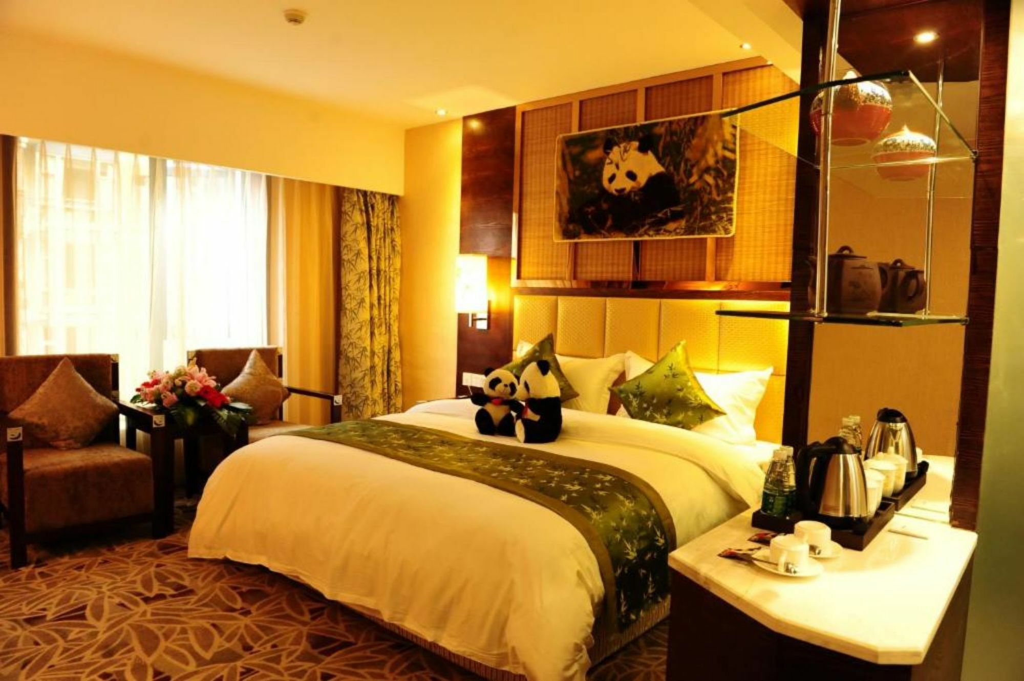 Chengdu Panda Prince Culture Hotel Bagian luar foto