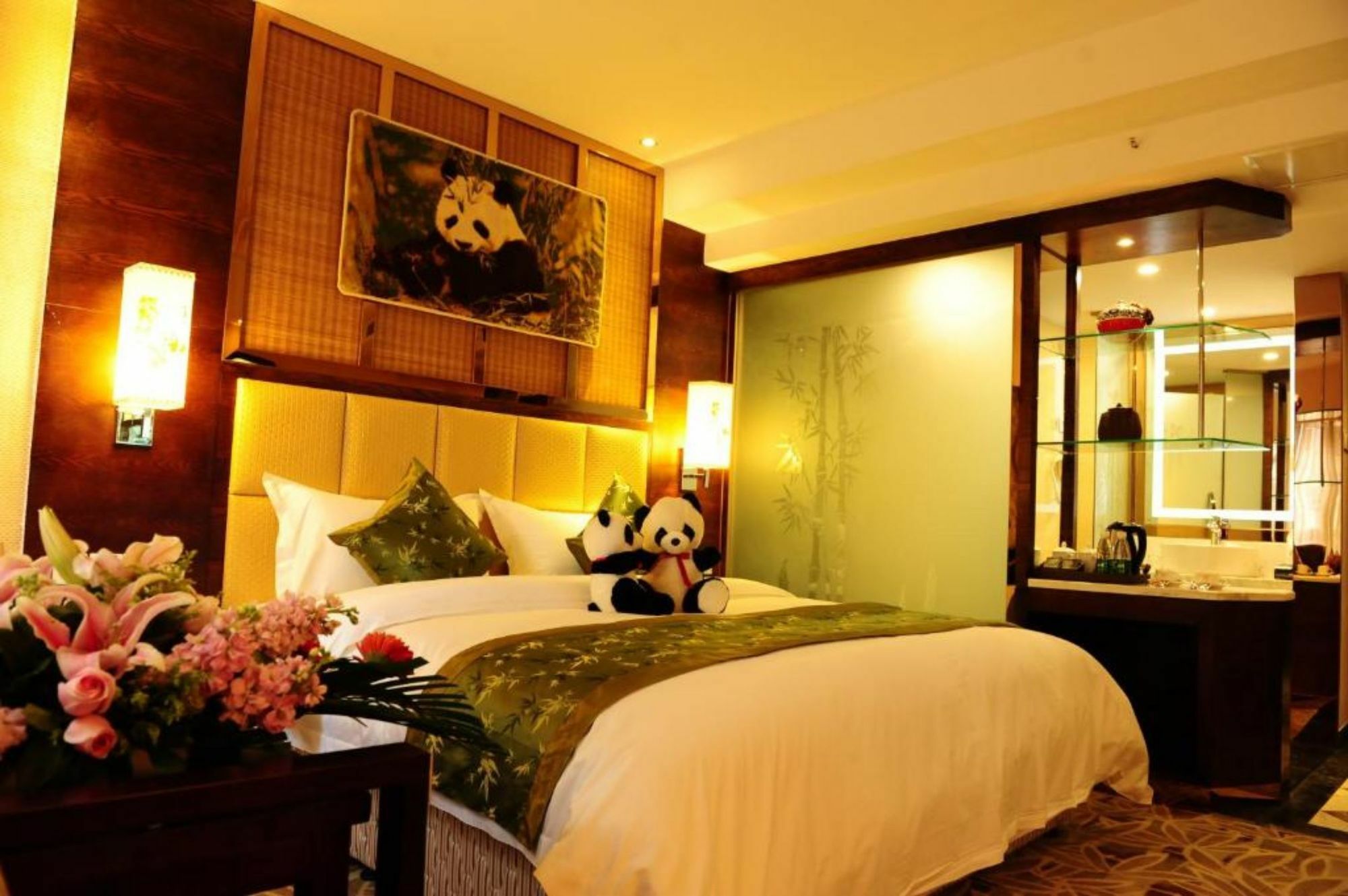 Chengdu Panda Prince Culture Hotel Bagian luar foto