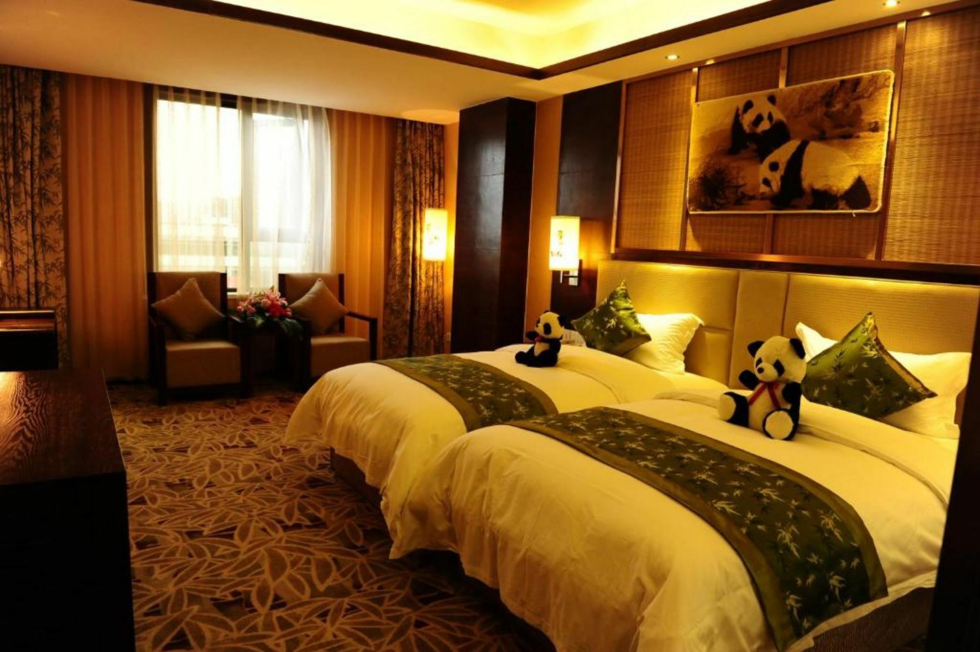 Chengdu Panda Prince Culture Hotel Bagian luar foto